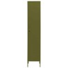 Armoire à casiers Vert olive 35x46x180 cm Acier 630369630369