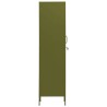 Armoire à casiers Vert olive 35x46x180 cm Acier 630369630369