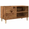 Armoire à disques vieux bois 84,5x38x48 cm bois d'ingénierie 630372630372