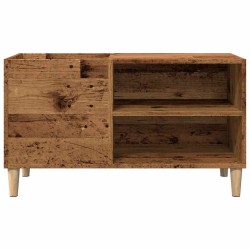 Armoire à disques vieux bois 84,5x38x48 cm bois d'ingénierie 630372630372