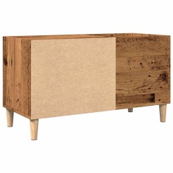 Armoire à disques vieux bois 84,5x38x48 cm bois d'ingénierie 630372630372