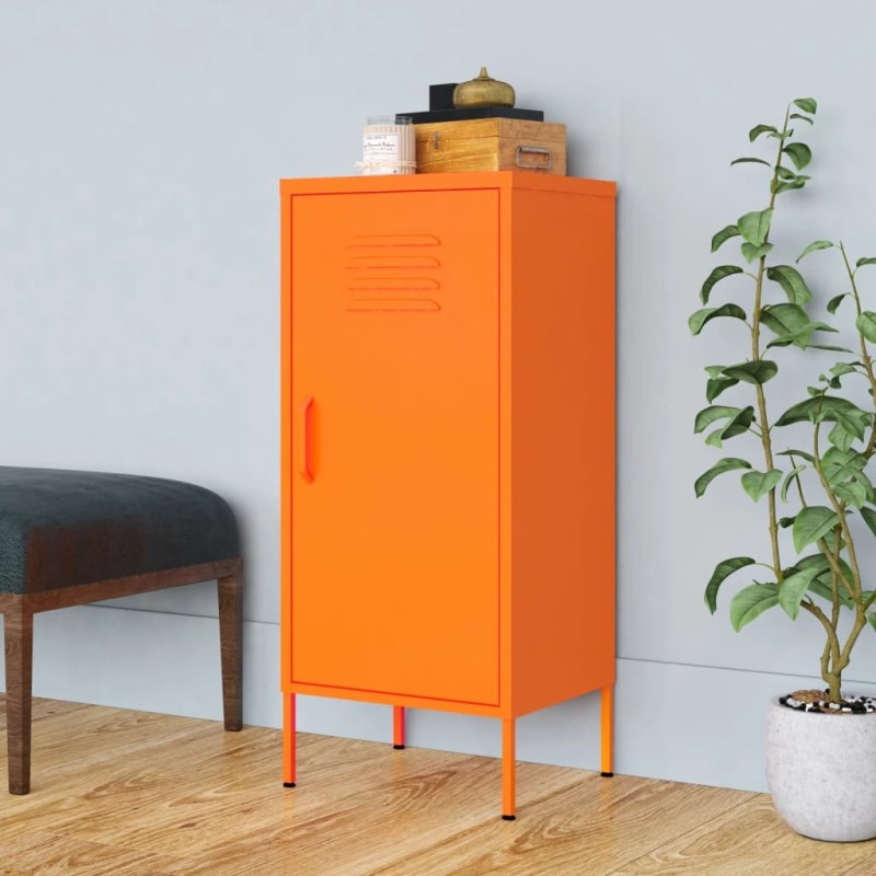 Armoire de rangement Orange 42,5x35x101,5 cm Acier 630373630373