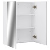 Armoire à miroir de salle de bain Blanc 60x15x75 cm MDF 630375630375