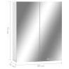 Armoire à miroir de salle de bain Blanc 60x15x75 cm MDF 630375630375