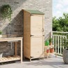 Abri de jardin avec toit Naturel 59,5 x 56 x 176,5 cm 630379630379