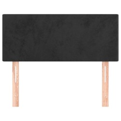 Tête de lit Noir 100x5x78/88 cm Velours 630384630384