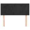 Tête de lit Noir 100x5x78/88 cm Velours 630384630384