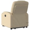 Fauteuil inclinable de massage électrique Crème Tissu 630385630385