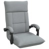 Fauteuil de sol ajustable Gris clair Tissu 630394630394