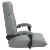 Fauteuil de sol ajustable Gris clair Tissu 630394630394