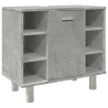 Armoire de salle de bain Gris béton 60x32x53,5 cm Aggloméré 630395630395