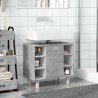 Armoire de salle de bain Gris béton 60x32x53,5 cm Aggloméré 630395630395