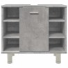 Armoire de salle de bain Gris béton 60x32x53,5 cm Aggloméré 630395630395