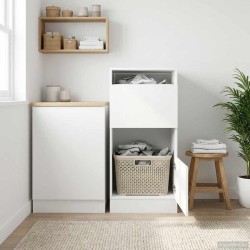 Armoire à Laver Blanc 50 x 68 x 102 cm Bois d'ingénierie 630396630396