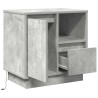 Cabinet de chevet avec tiroir Gris béton 50 x 34,5 x 50 cm. 630398630398