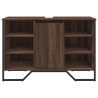 Armoire lavabo de salle de bain chêne marron 91x35x60 cm 630405630405
