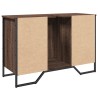 Armoire lavabo de salle de bain chêne marron 91x35x60 cm 630405630405