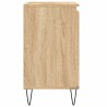 Armoire de bain chêne sonoma 58x33x60 cm bois d'ingénierie 630406630406