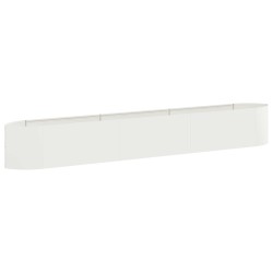 Jardin surélevé Blanc 300 x 40 x 40 cm Acier 630418630418