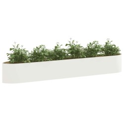 Jardin surélevé Blanc 300 x 40 x 40 cm Acier 630418630418