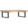 Étagère de vasque murale acier et bois massif d'acacia 630423630423