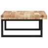 Étagère de vasque murale acier et bois massif d'acacia 630423630423