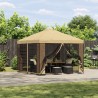 Abri de jardin avec parois 3 x 3 m Crème Polyester et Acier 630424630424