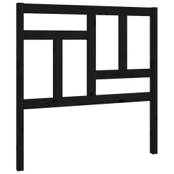 Tête de lit Noir 95,5x4x100 cm Bois massif de pin 630433630433