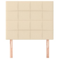 Tête de lit Crème 90x5x118/128 cm Tissu 630443630443