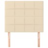 Tête de lit Crème 90x5x118/128 cm Tissu 630443630443