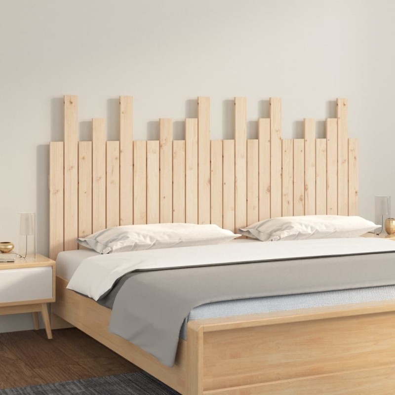 Tête de lit murale 159,5x3x80 cm Bois massif de pin 630448630448