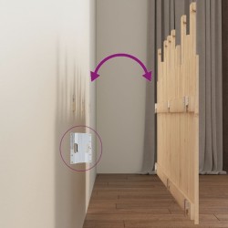 Tête de lit murale 159,5x3x80 cm Bois massif de pin 630448630448