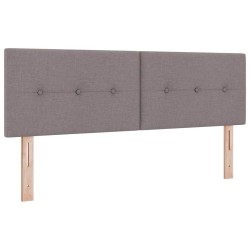 Tête de lit LED avec bandes LED Taupe 144 cm tissu 630449630449