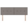 Tête de lit réglable en hauteur Taupe 144 cm tissu 630450630450