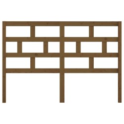 Tête de lit Marron miel 146x4x100 cm Bois massif de pin 630451630451