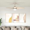 Ventilateur de plafond avec lumière et télécommande Ø 110 cm 630459630459