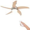 Ventilateur de plafond avec lumière et télécommande Ø 110 cm 630459630459