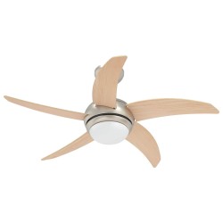 Ventilateur de plafond avec lumière et télécommande Ø 110 cm 630459630459