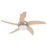 Ventilateur de plafond avec lumière et télécommande Ø 110 cm 630459630459