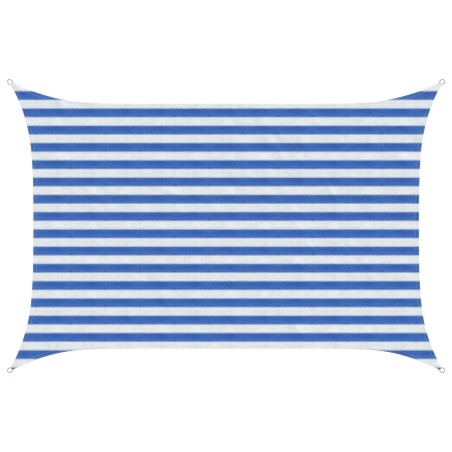 Voile d'ombre Bleu et Blanc 2 x 3 m HDPE 630466630466