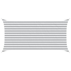 Voile d'ombre Gris clair et blanc 4 x 2 m 630467630467