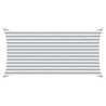 Voile d'ombre Gris clair et blanc 4 x 2 m 630467630467