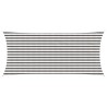 Voile d'ombre Gris clair et blanc 2 x 5 m HDPE 630470630470