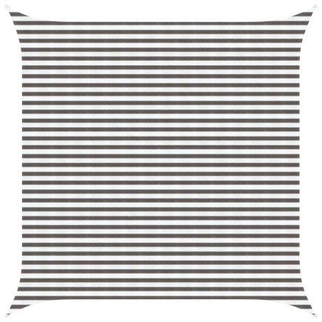 Voile d'ombre Gris clair et blanc 4 x 4 m HDPE 630471630471