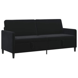 Sofa avec rangement Noir 192 x 78 x 87 cm Polyester 630480630480