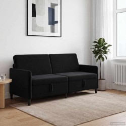 Sofa avec rangement Noir 192 x 78 x 87 cm Polyester 630480630480