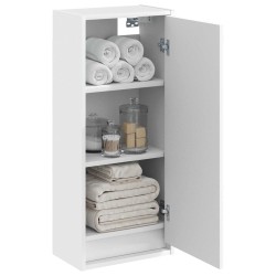 Meuble de lavabo mural Blanc 35 x 20 x 81 cm Bois d'ingénierie 630481630481