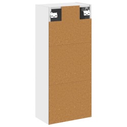 Meuble de lavabo mural Blanc 35 x 20 x 81 cm Bois d'ingénierie 630481630481