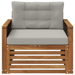 Sofa de milieu extérieur Bois d'Acacia Massif Naturel 630487630487