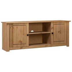 Meuble TV 120x40x50 cm Bois de pin massif Gamme Panama 630492630492